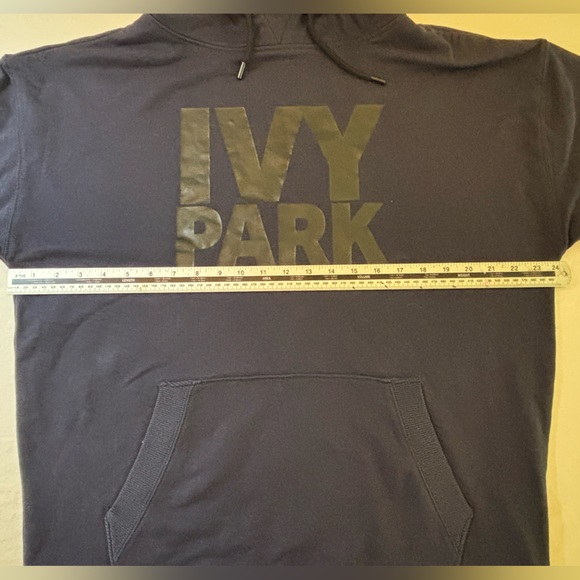 Ivy Park x Adidas Black Pullover Hoodie Medium Logo Sweatshirt - Picture 7 of 13